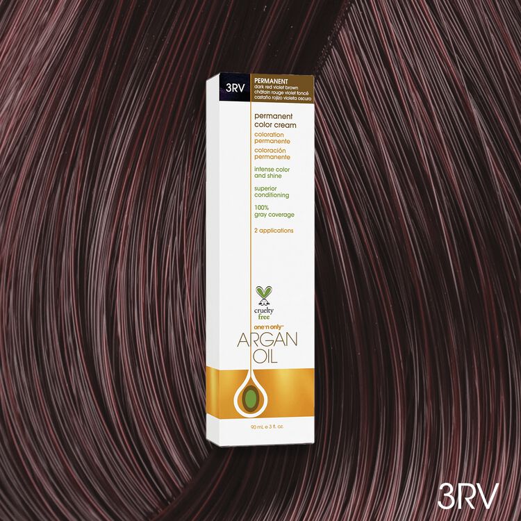 Argan Oil Permanent Color Cream 3RV Dark Red Violet Brown