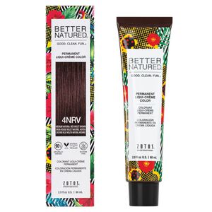 4NRV Medium Natural Red Violet Brown Permanent Liqui-Cr&egrave;me Hair Color