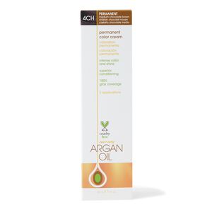 Argan Oil Permanent Color Cream 4CH Medium Chocolate Brown