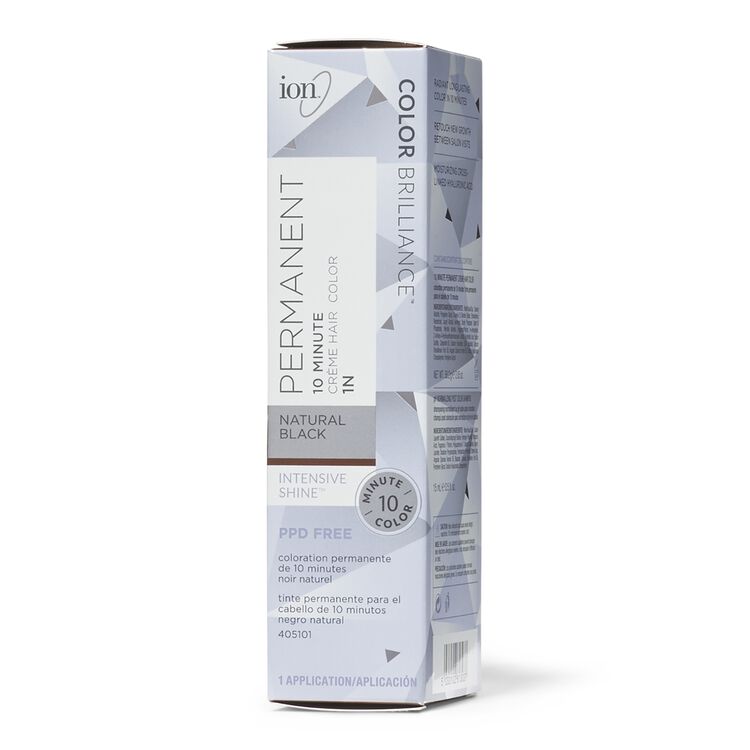 Ion 1N Natural Black Permanent Creme Hair Color by Color ...