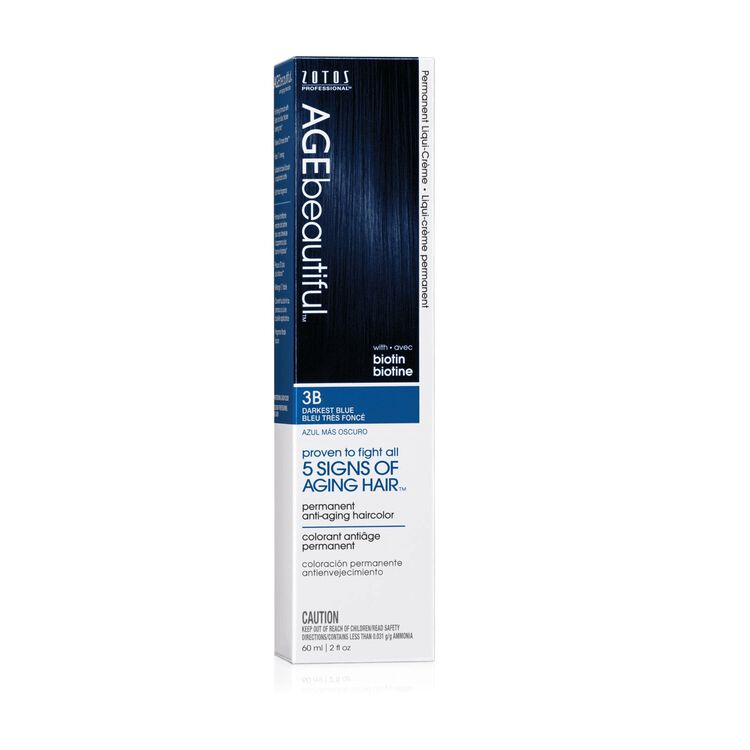 3B Darkest Blue Permanent Liqui-Creme Hair Color