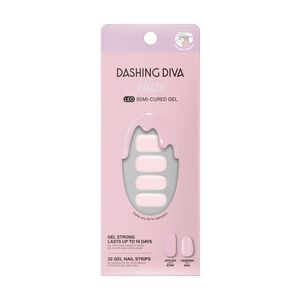 Powder Pink Semi-Cured Color Gel Strips