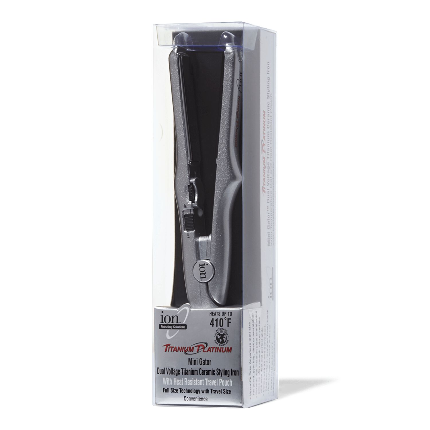 Travel Gator Titanium Ceramic Flat Iron (1 in) by Ion Flat Irons