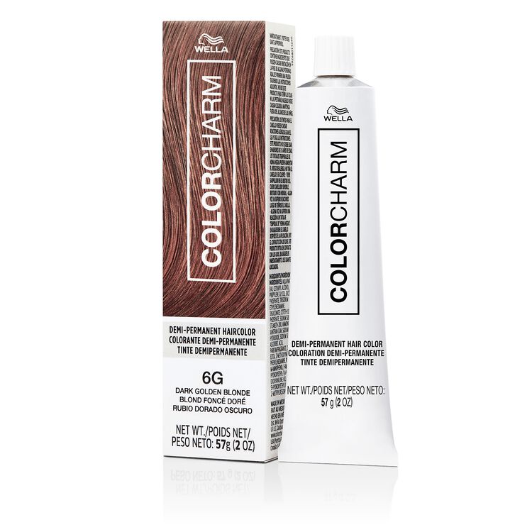 6G Dark Golden Blonde Demi Permanent Cream Hair Color