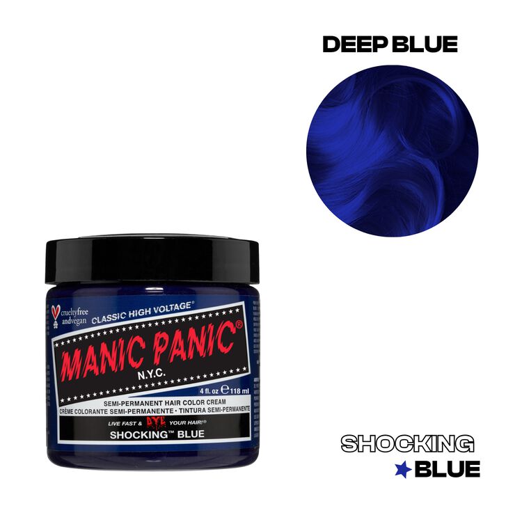 Manic Panic Semi-Permanent Color Cream Shocking Blue