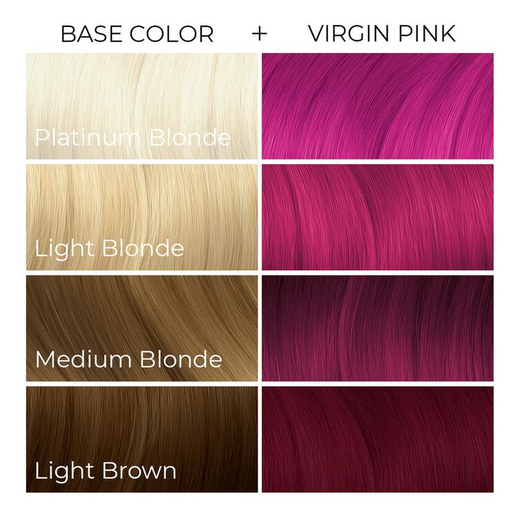 Virgin Pink Semi Permanent Hair Color 8 oz.