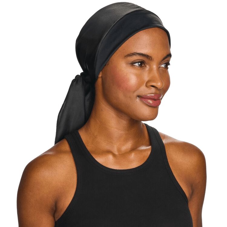 Wide Edge Satin Wrap Scarf