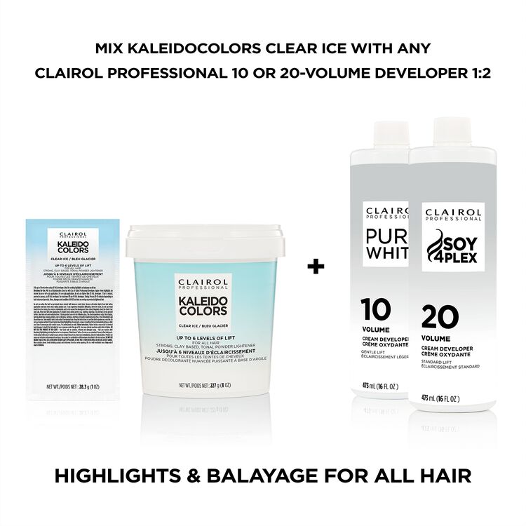 Clear Ice Powder Lightener Tub