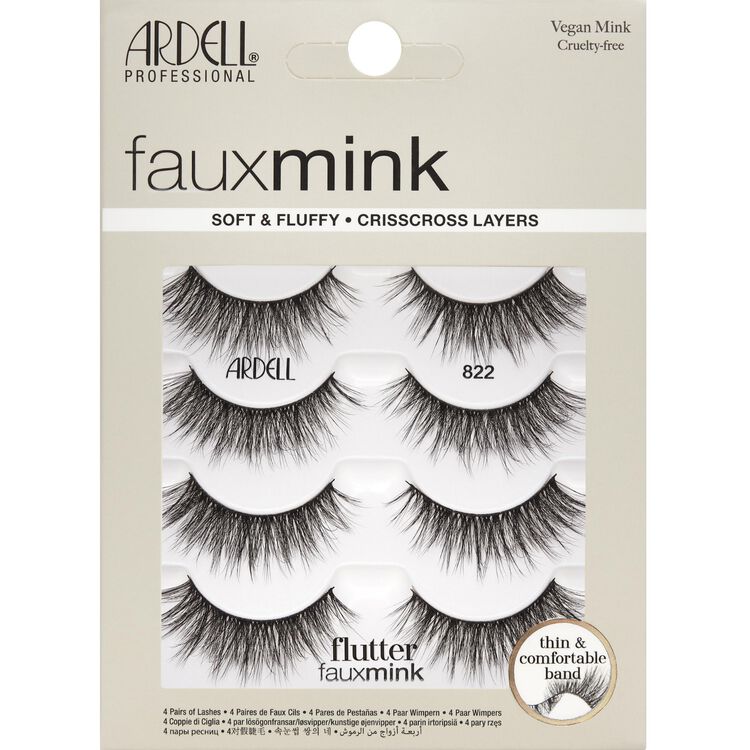 Ardell Faux Mink Flutter 822 4-Pack