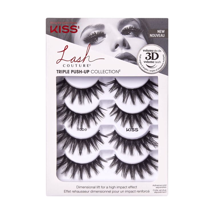 Lash Couture Triple Push-Up Fake Eyelashes Multipack - Robe