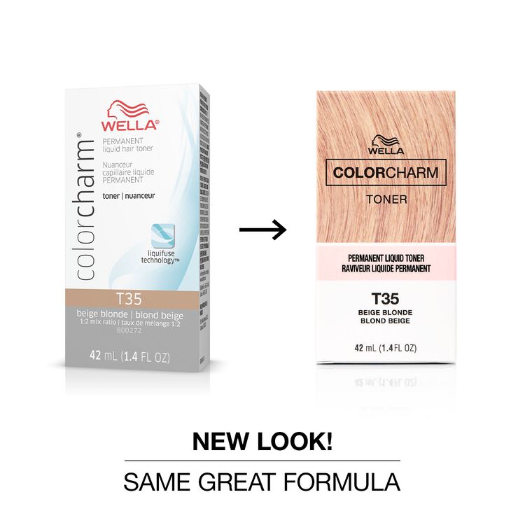 Beige Blonde Permanent Liquid Toner