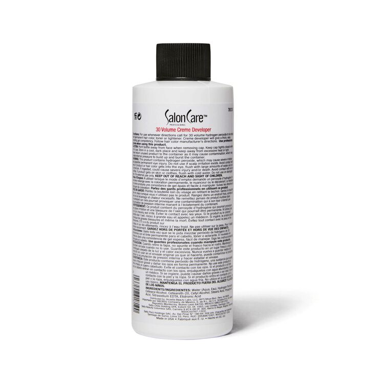 30 Volume Creme Developer 4 Oz