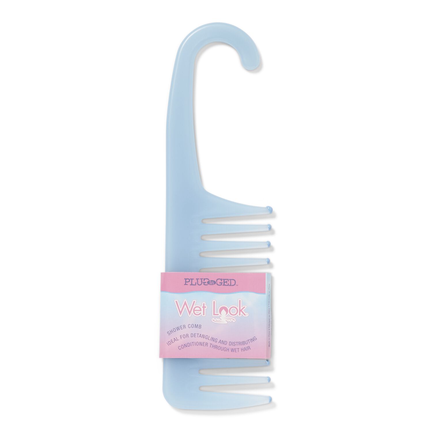 Plugged In Wet Look Shower Comb
