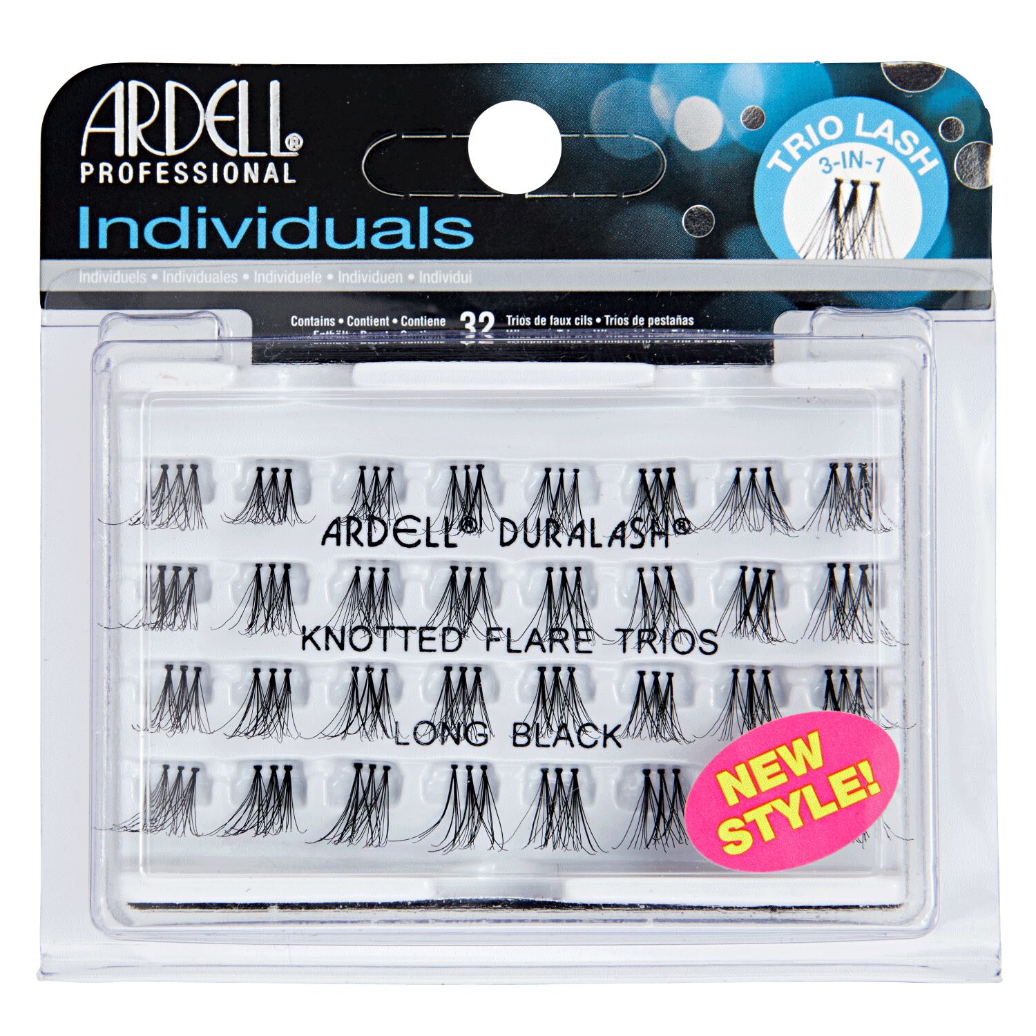 Trios Individual Large Black Lashes by Ardell Eyelash Extensions
