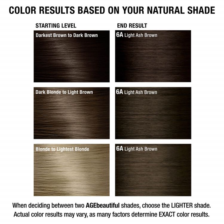 6A Light Ash Brown Permanent Liqui-Creme Hair Color