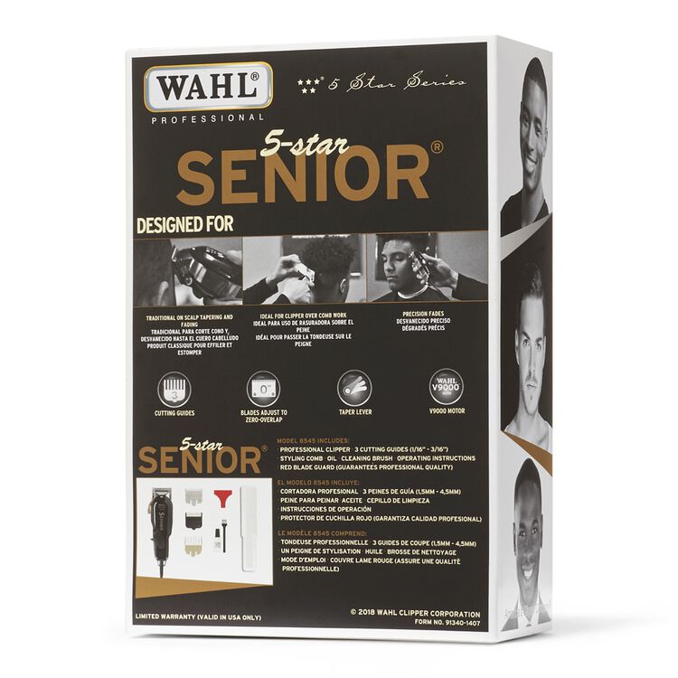 Professional Black 5 Star Senior Clipper
