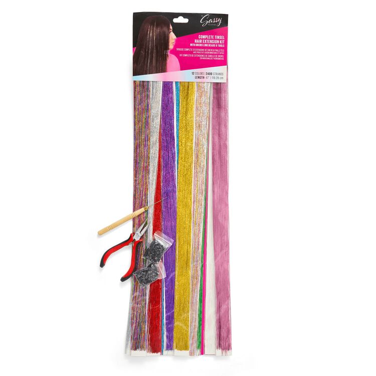 The Sassy Collection Complete Tinsel Hair Extension Kit Sally Beauty