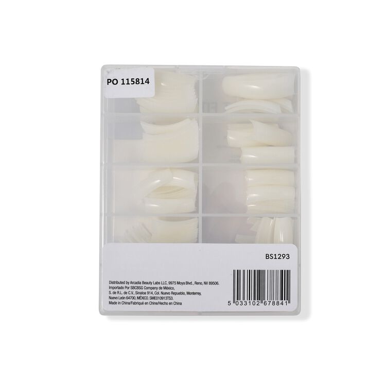 Perfect Fit Curved Natural Half-Well Tips