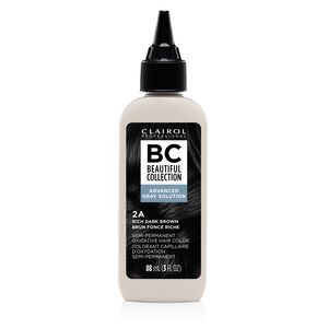Clairol Beautiful Collection Advanced Gray Solution Semi-permanent Color Rich Dark Brown