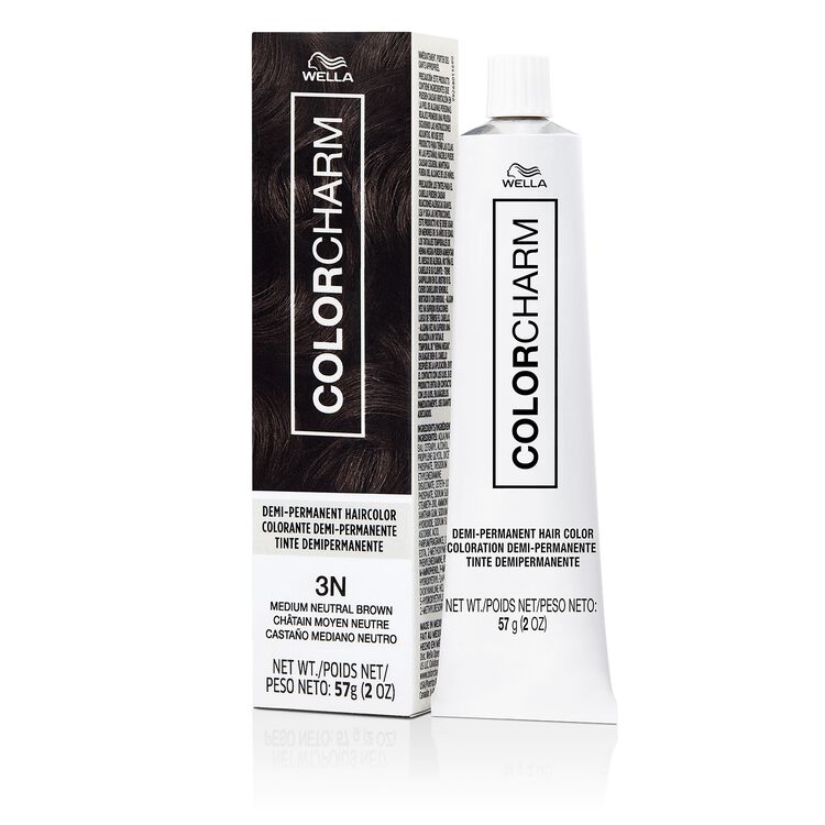 3N Medium Neutral Brown Demi Permanent Cream Hair Color