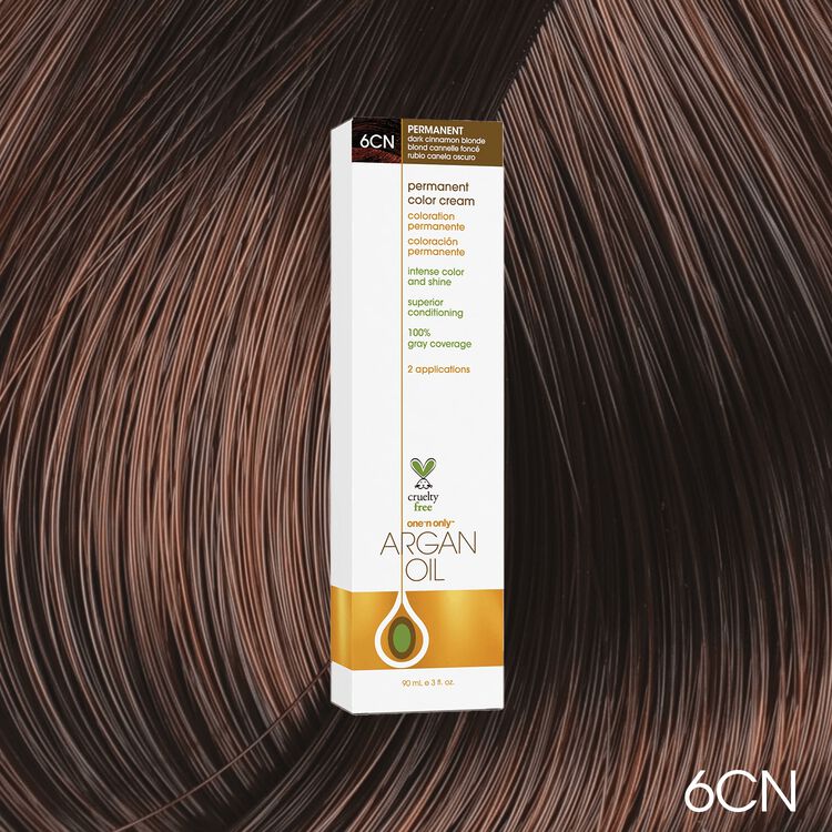 Argan Oil Permanent Color Cream 6CN Dark Cinnamon Blonde