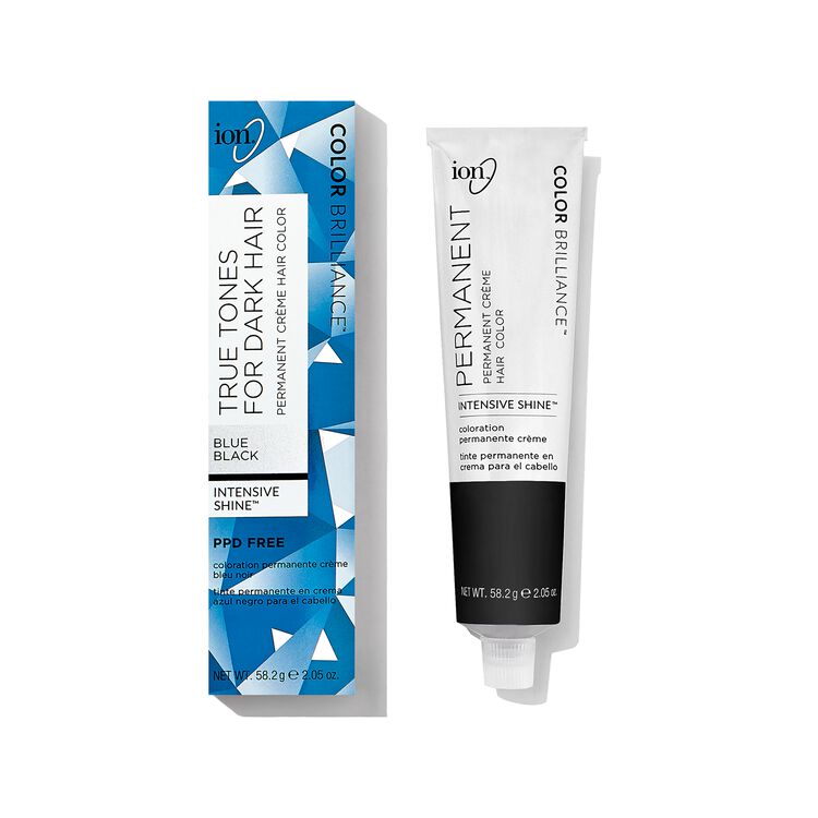 True Tones for Dark Hair Permanent Cr&egrave;me Hair Color Blue Black