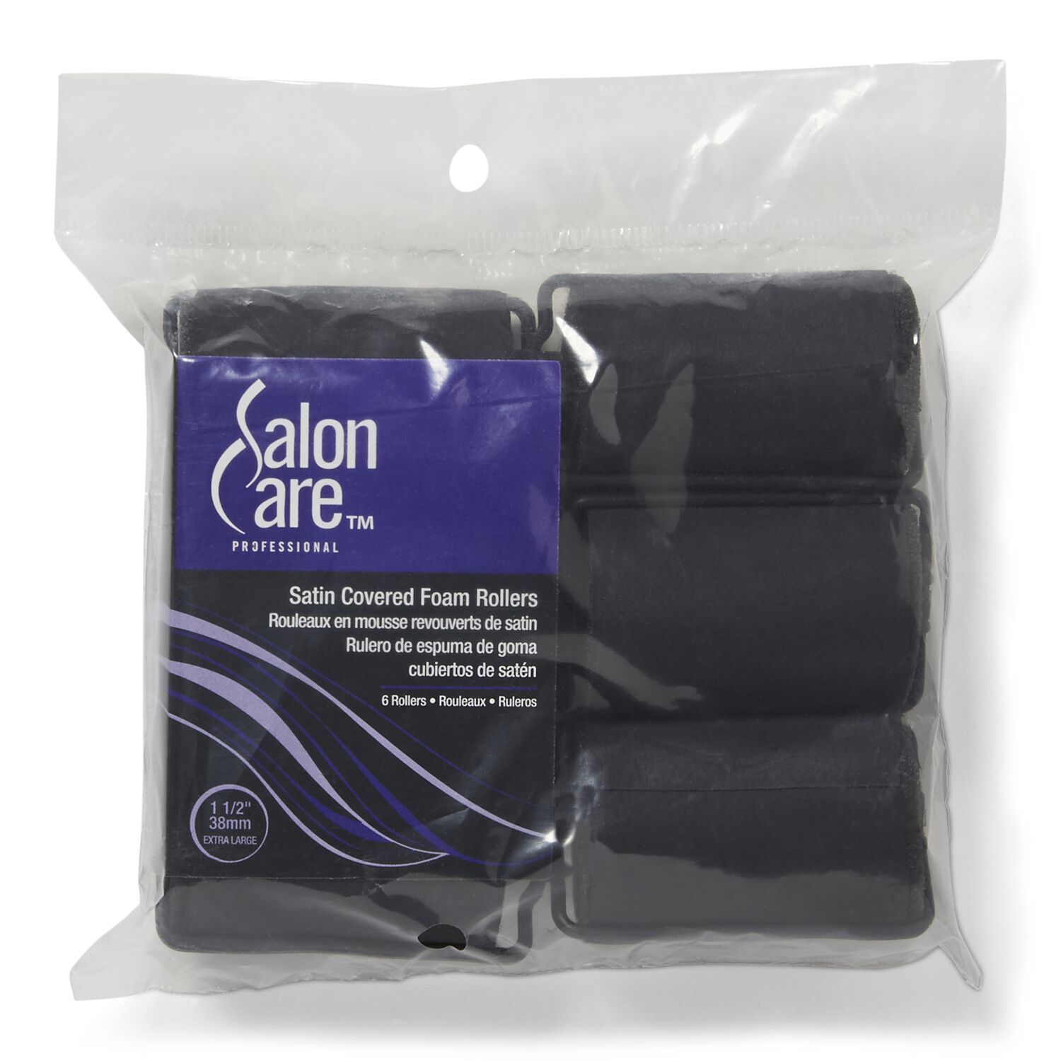 Satin Foam Roller 1 1/2 Inch by Salon Care Curlers And Rollers
