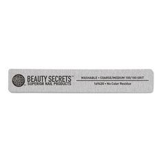 100/180 Rectangle Zebra Cushion Nail File