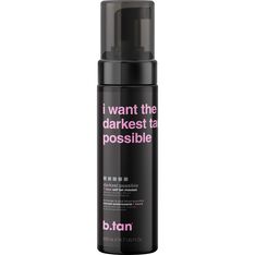 I want the darkest tan possible - self tan mousse