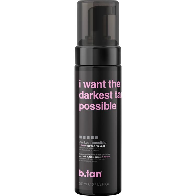I want the darkest tan possible - self tan mousse