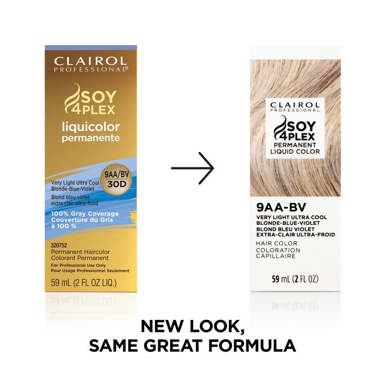 9AA-BV Very Light Ultra Blonde-Blue-Violet Permanent Liquid Hair Color