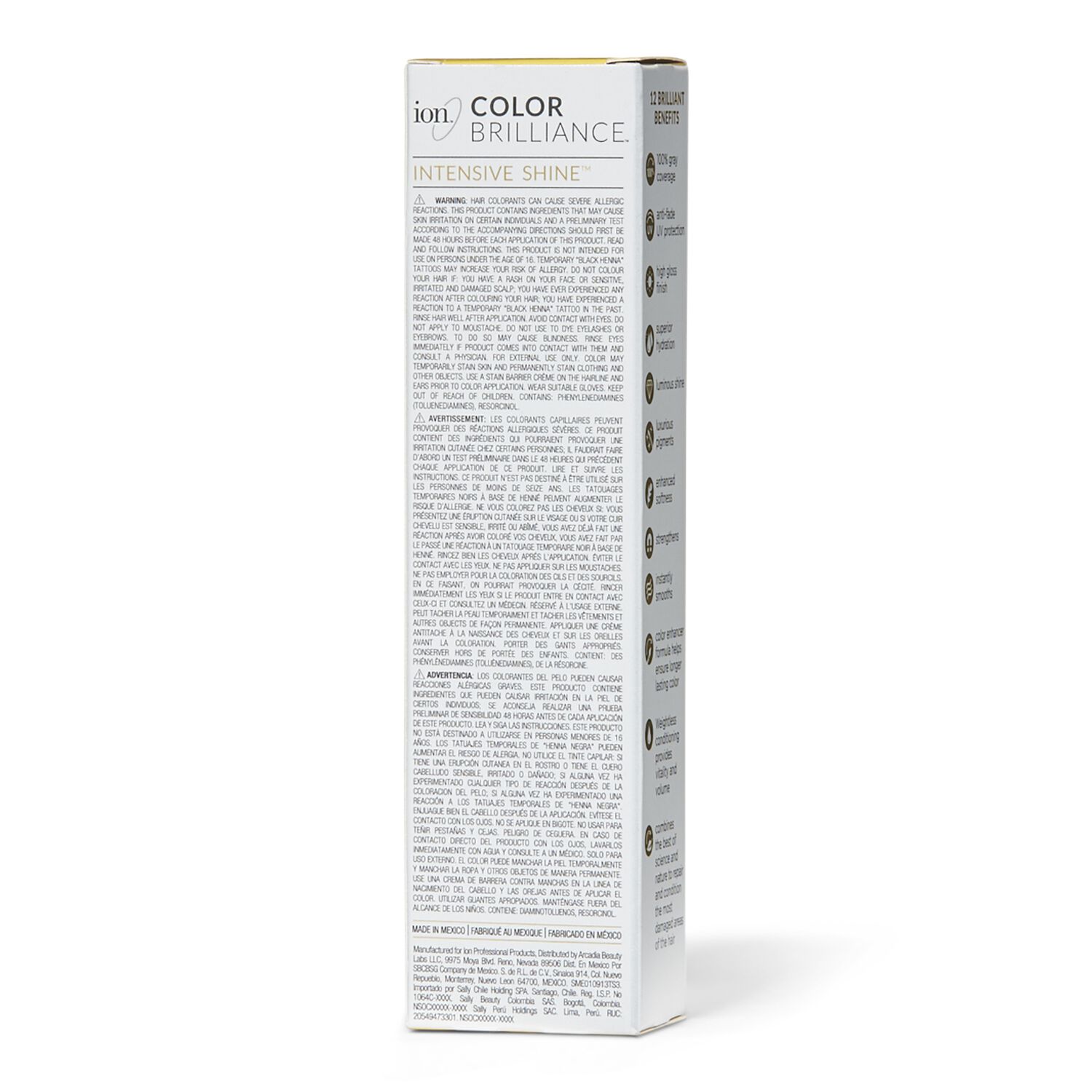 Ion Brilliant 12 Permanent Gloss Hair Color by Color Brilliance