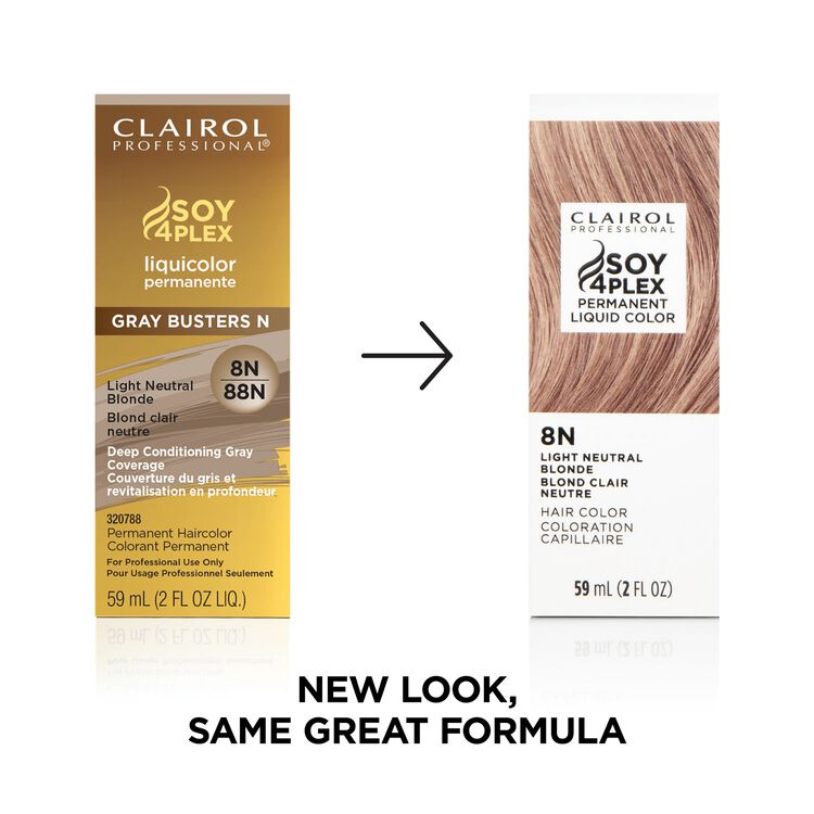 8N Light Neutral Blonde Permanent Liquid Hair Color