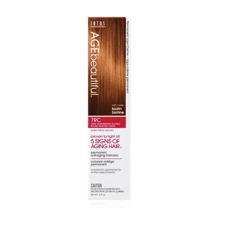 7RC Dark Strawberry Blonde Permanent Liqui-Creme Hair Color