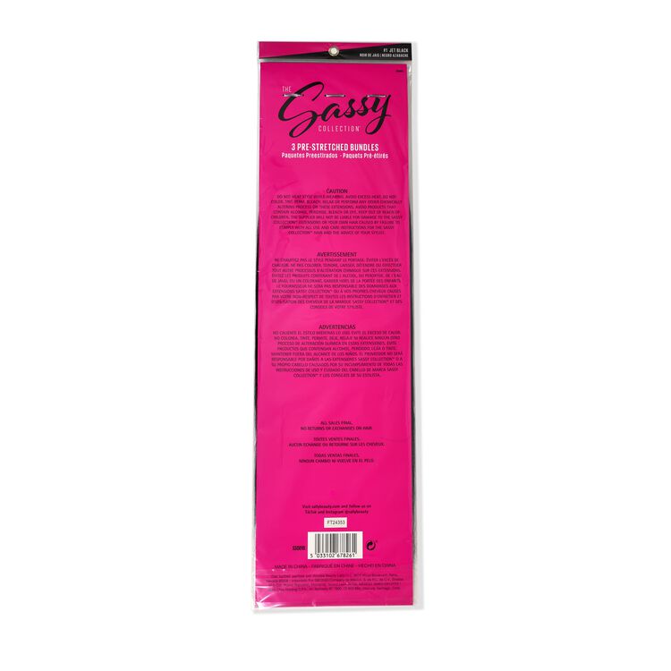 #1 Jet Black 52" Braiding Hair