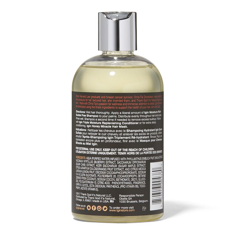 Moisture Rich Sulfate Free Shampoo 13oz