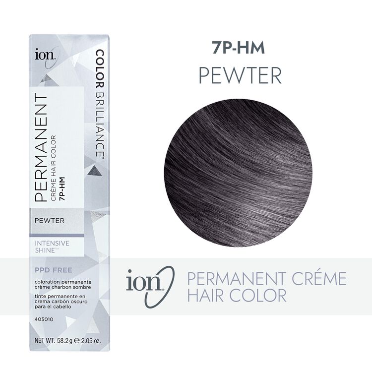 7P-HM Pewter Permanent Creme Hair Color