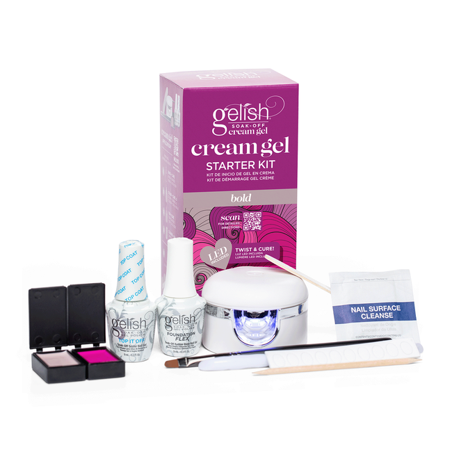 Gelish Solid Cream Gel Starter Kit - Purple/Neutral | Nails