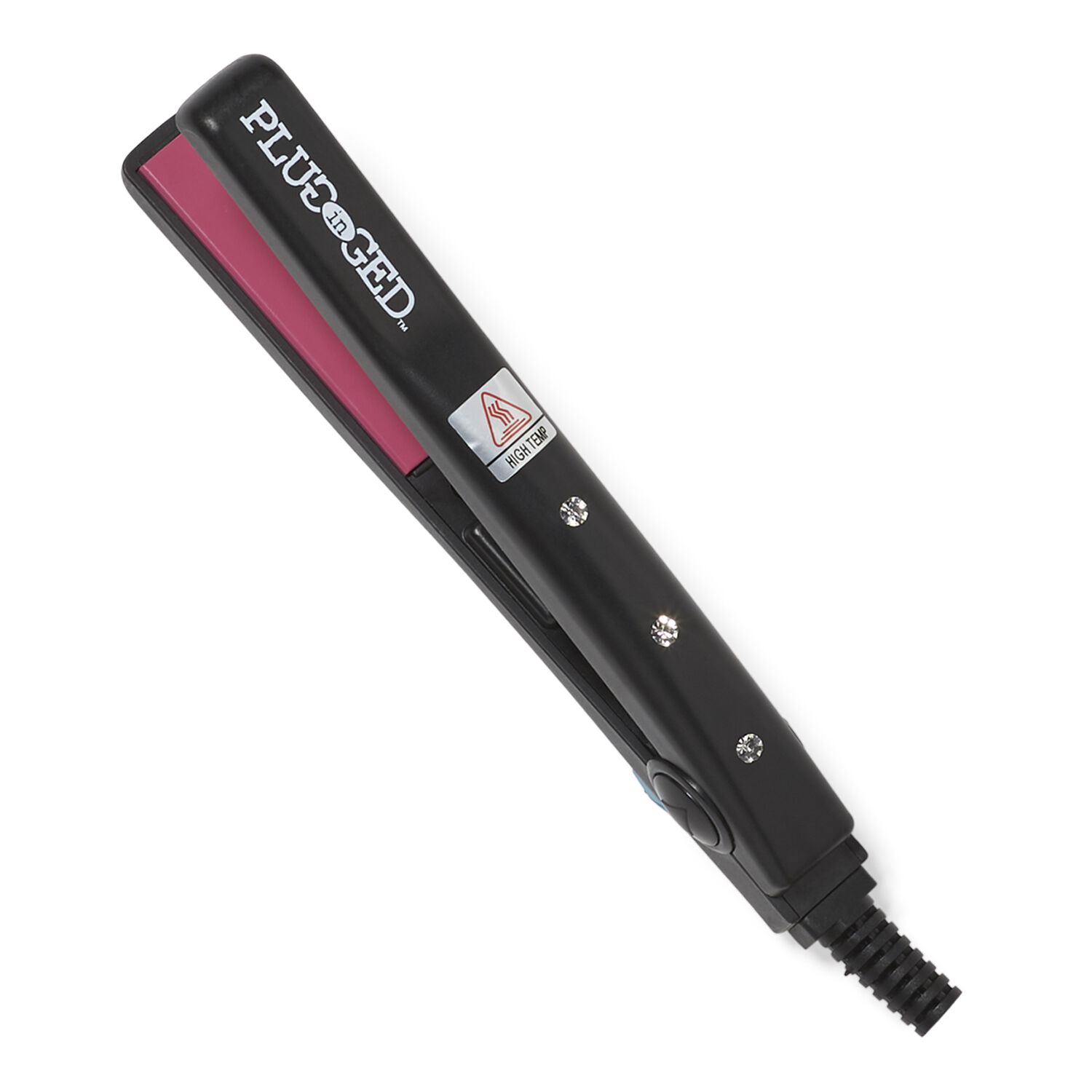 Black Diamond Travel Ceramic Flat Iron (1/2 in) by Plugged In Flat