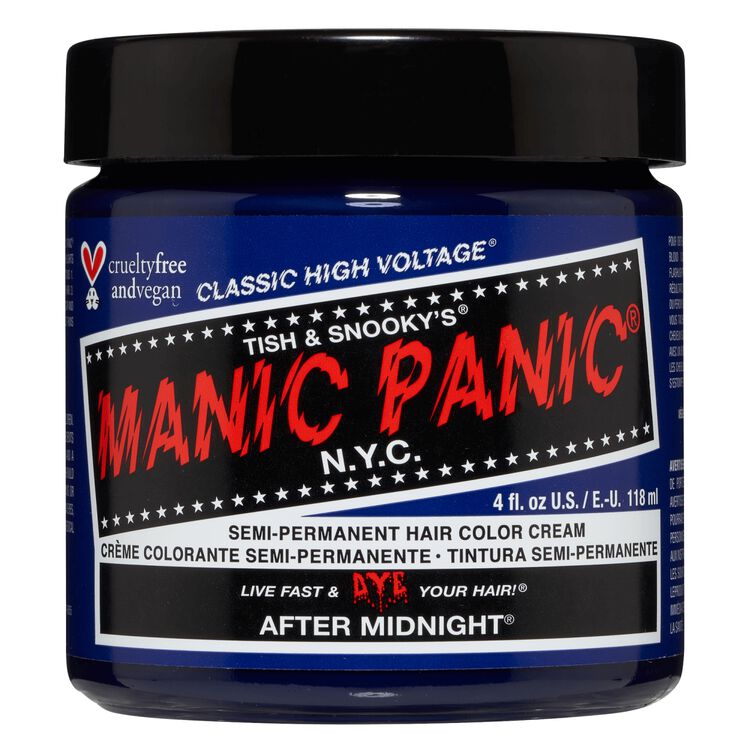 Manic Panic Semi-Permanent Hair Color Cream After Midnight Blue