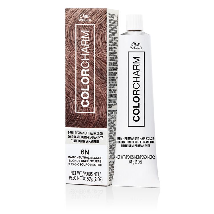 6N Dark Neutral Blonde Demi Permanent Cream Hair Color