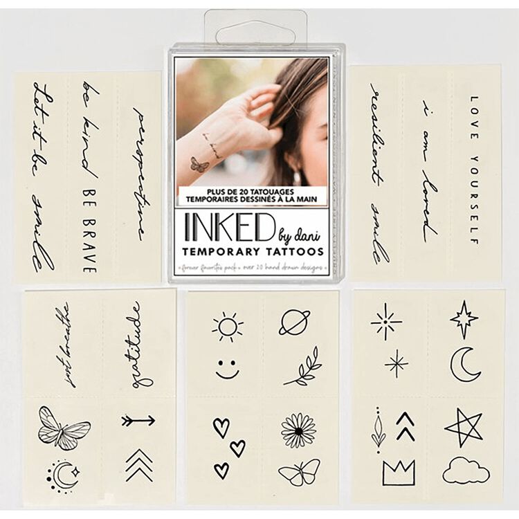 Forever Favorites Temporary Tattoo Pack