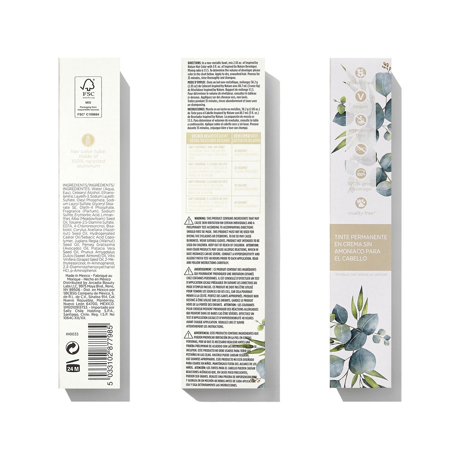 Inspired By Nature Ammonia-Free Permanent Hair Color Light Mushroom