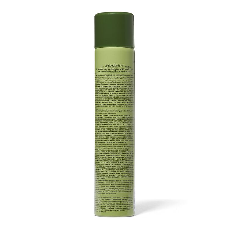 Proclaim Olive Mositurizing Oil Sheen Spray Styling Products