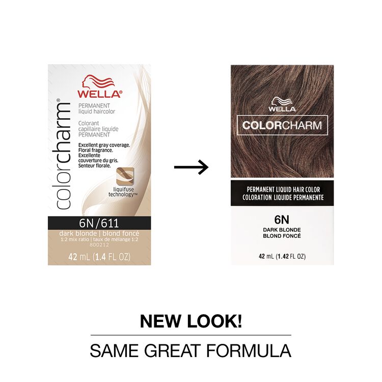 6N Dark Blonde Permanent Liquid Hair Color