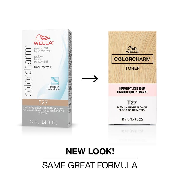 Medium Beige Blonde Permanent Liquid Toner