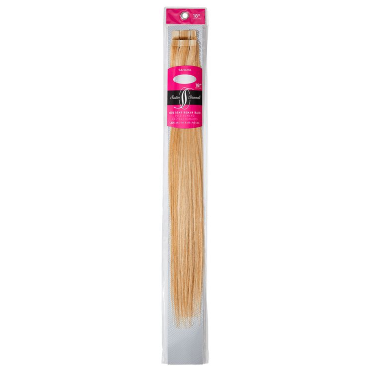 Satin Strands Premium 100% Remy Tape-In Human Hair Extensions 18