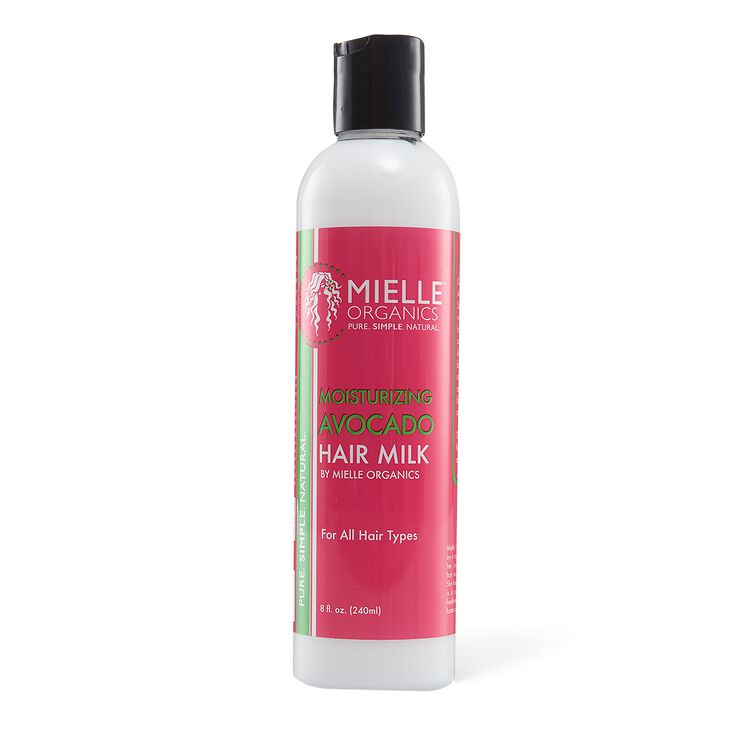 Mielle Organics Avocado Moisturizing Hair Milk for All Hair Types,  Moisturizing Lotion for Dry & Thirsty Hair, 8 Ounces