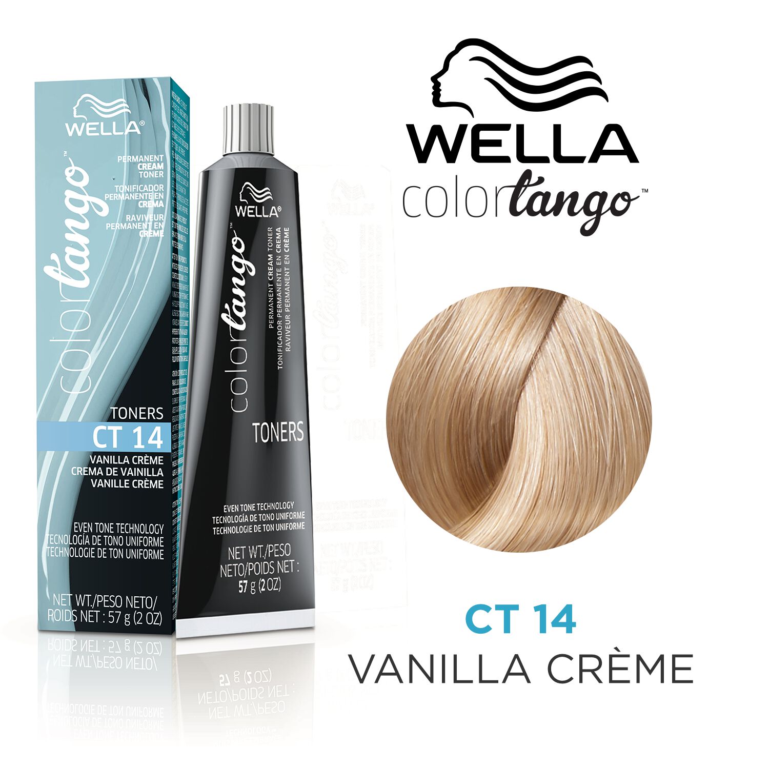 Wella Vanilla Creme Permanent Cream Toner by Color Tango Toner