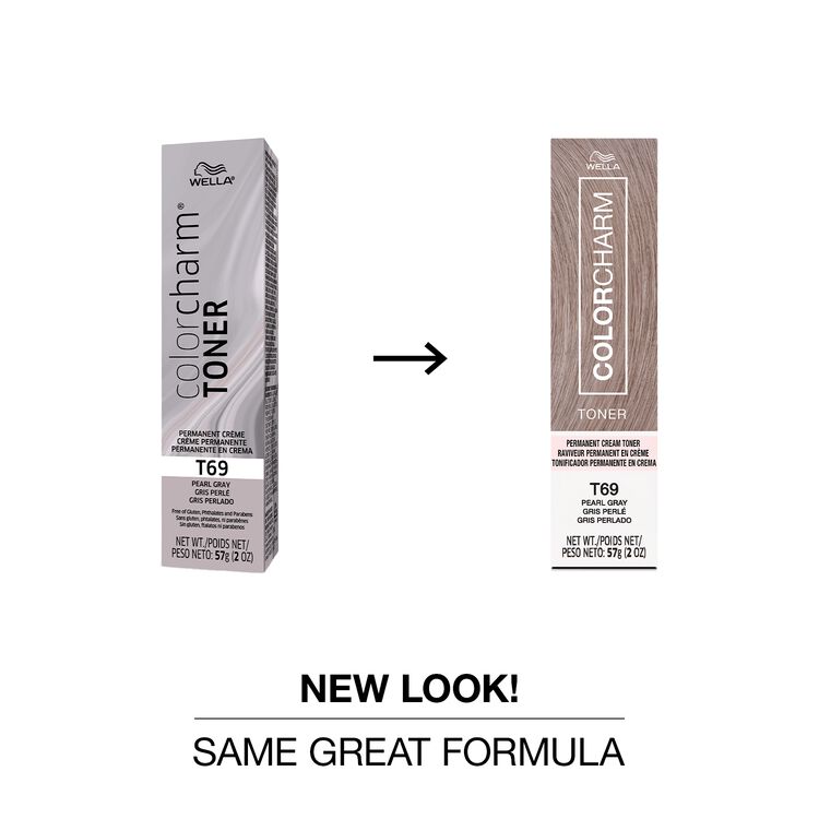 T69 Pearl Gray Permanent Cream Toner